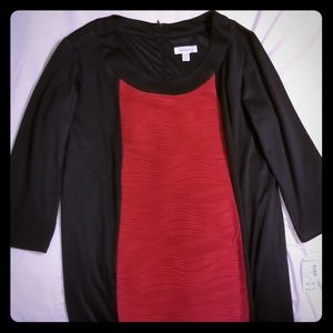 NWT Super Comfy Color block Cocktail Dress - Sz 20